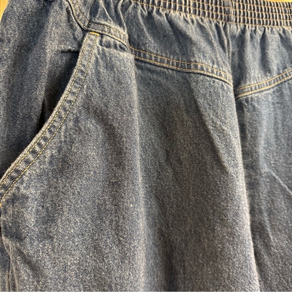 Lord Isaacs Elastic Waist Lounge Pants Stretchy Capris Knee Plus Size 18 - Picture 5 of 16